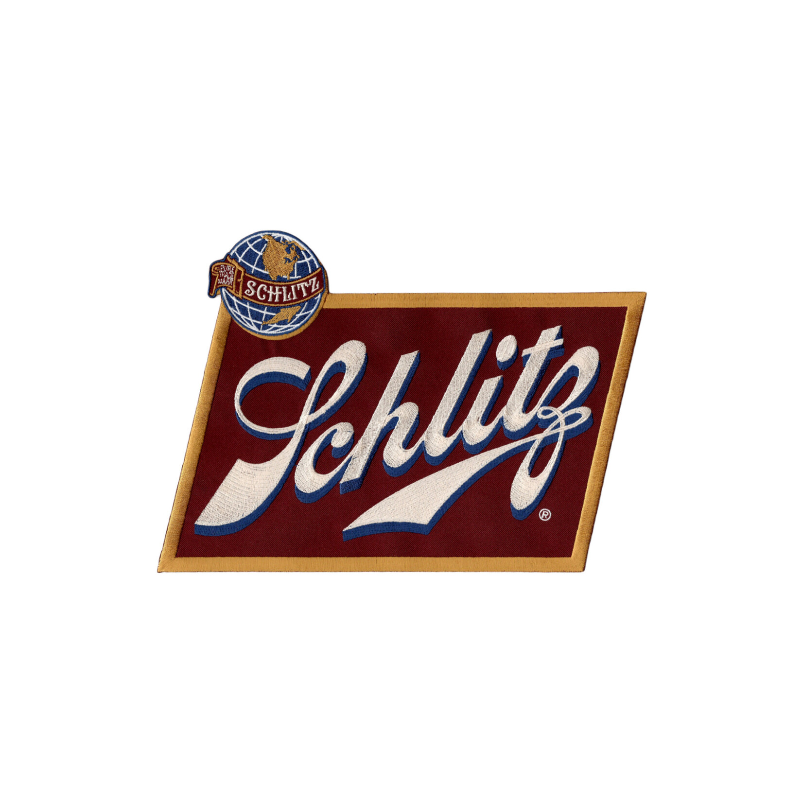Schlitz Schlitz Rhomboid w/ Globe Large Patch