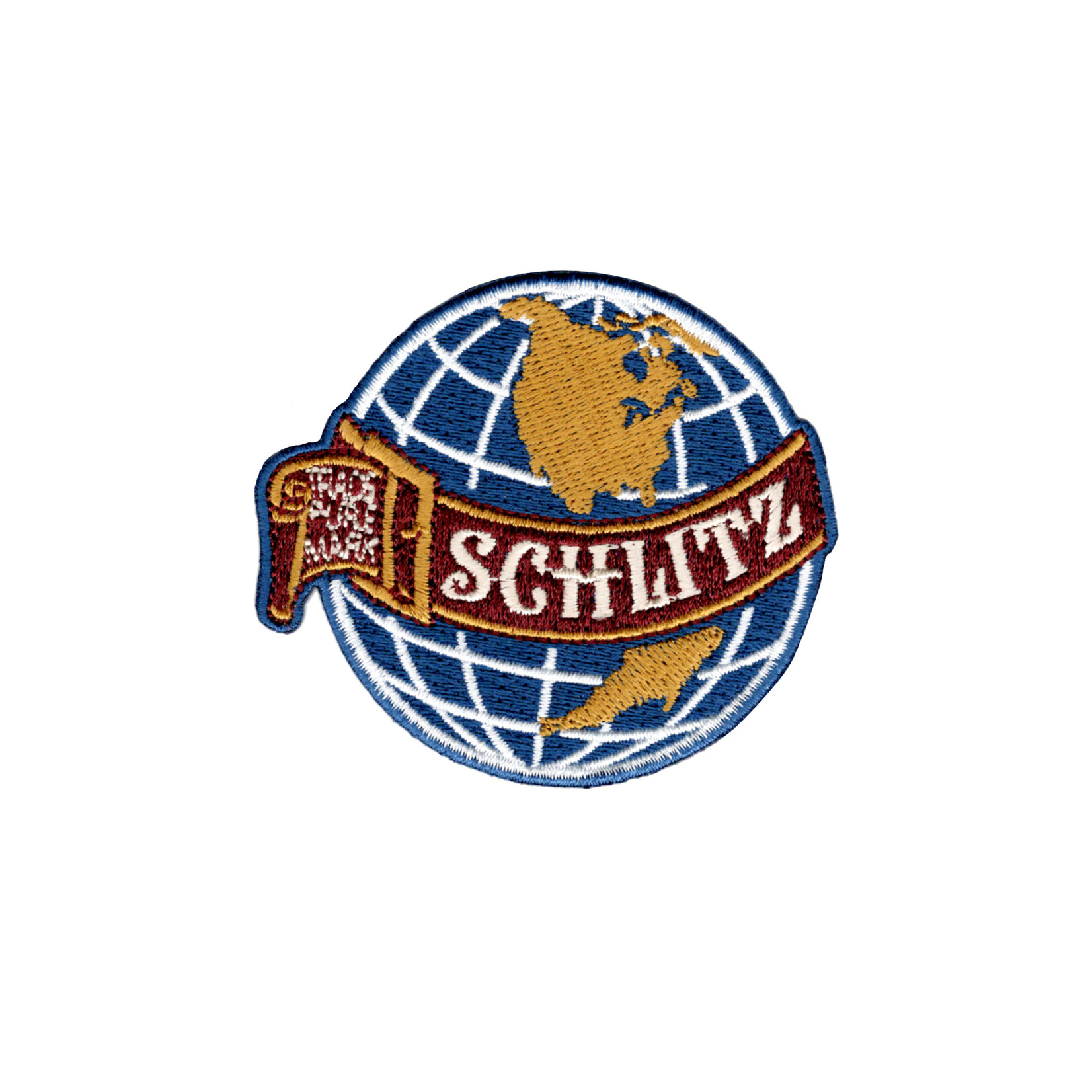 Schlitz Schlitz Belted Globe Patch