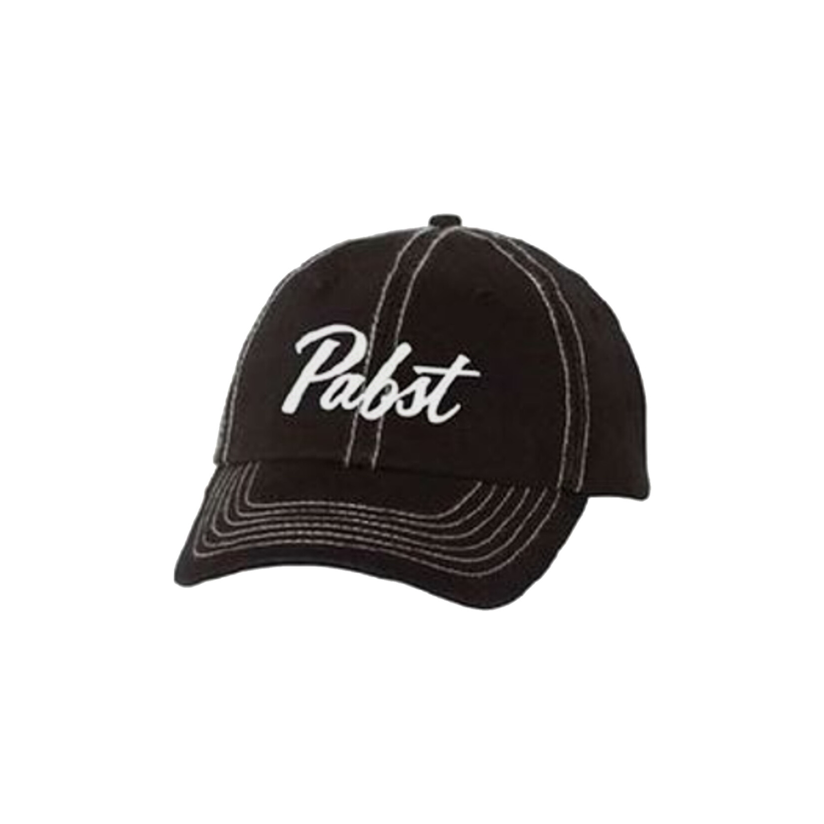 Pabst PBR SCRIPT BLACK CONTRAST COTTON CAP