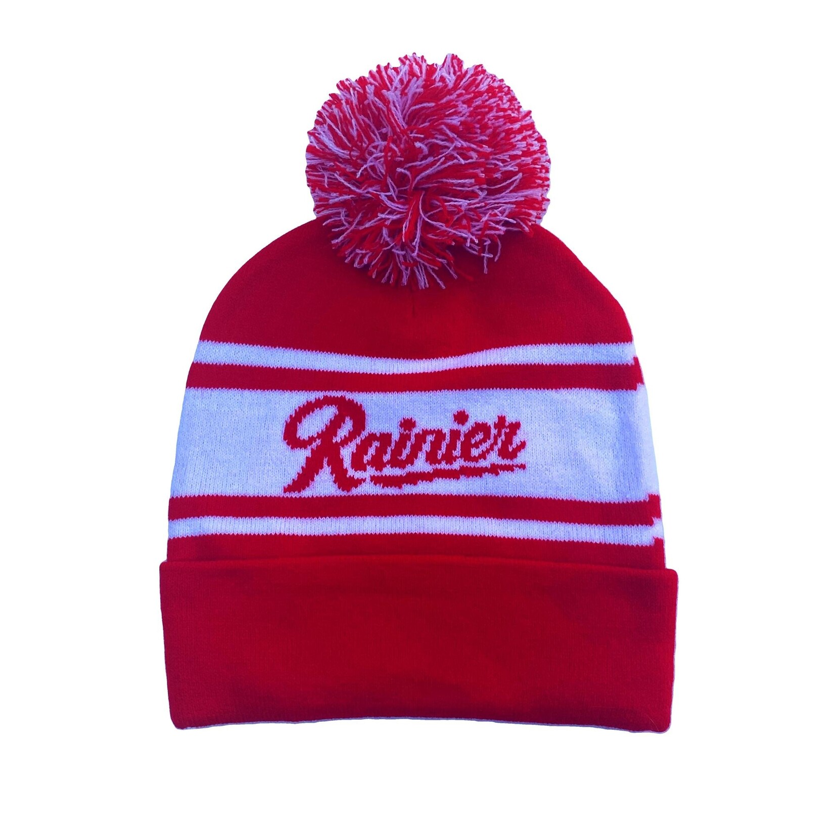 Rainier Rainier Cuffed Beanie with Pom