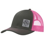 Pabst Pabst Grey & Pink Mesh Trucker Hat