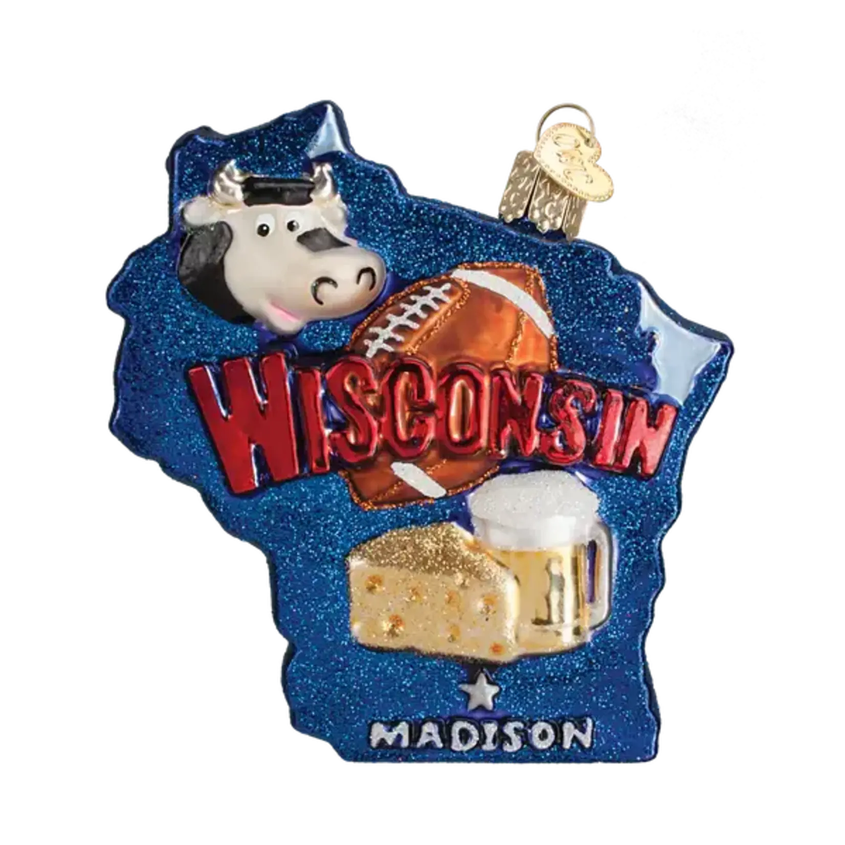 State of Wisconsin Ornament