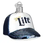 Miller Miller Lite Baseball Cap Glass Ornament