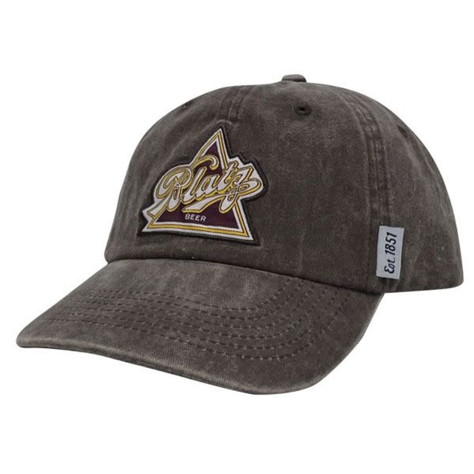 Blatz Blatz Washed Brown Cotton Cap