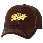 Blatz Blatz Brown Cotton Cap with Script Logo