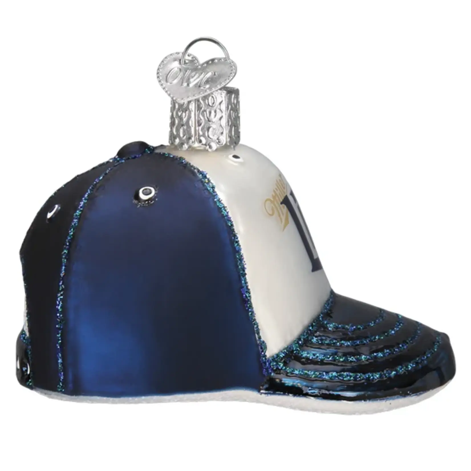 Miller Miller Lite Baseball Cap Glass Ornament