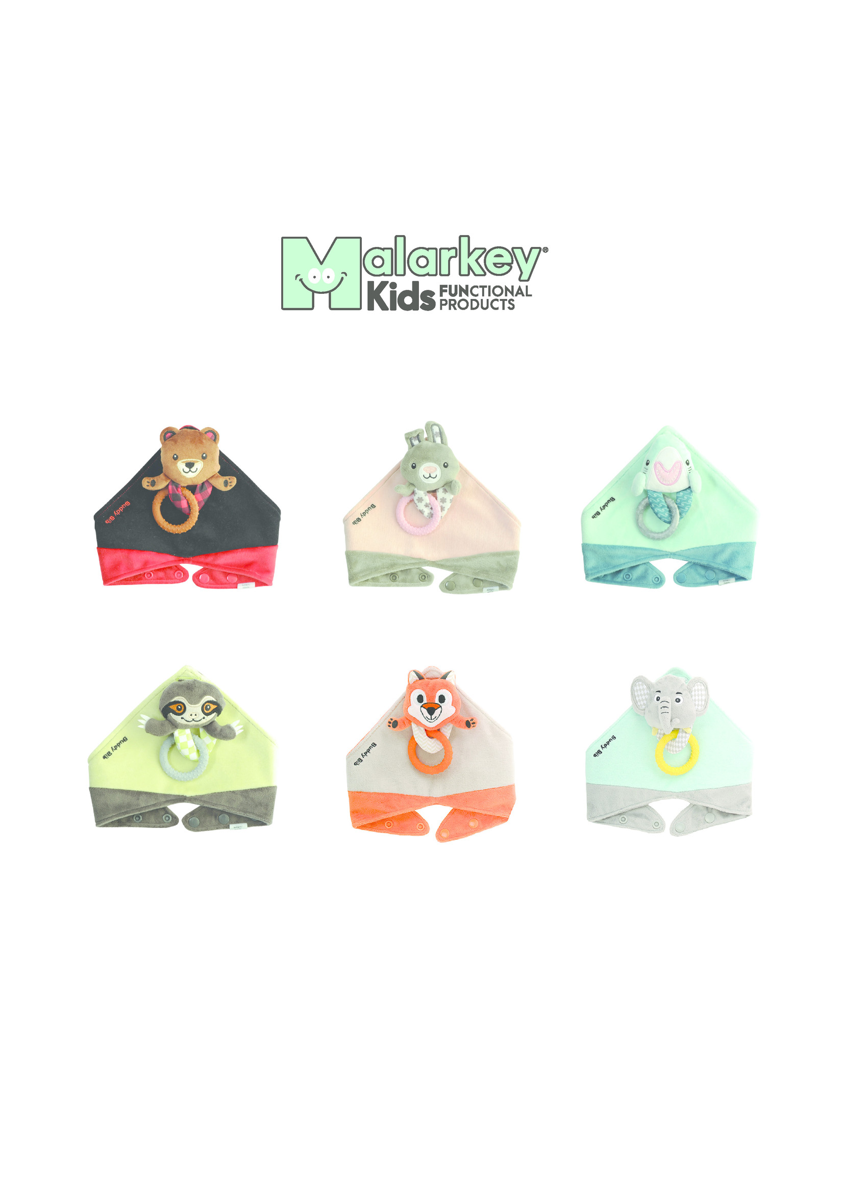 Malarkey Kids Bavoir-jouet de dentition