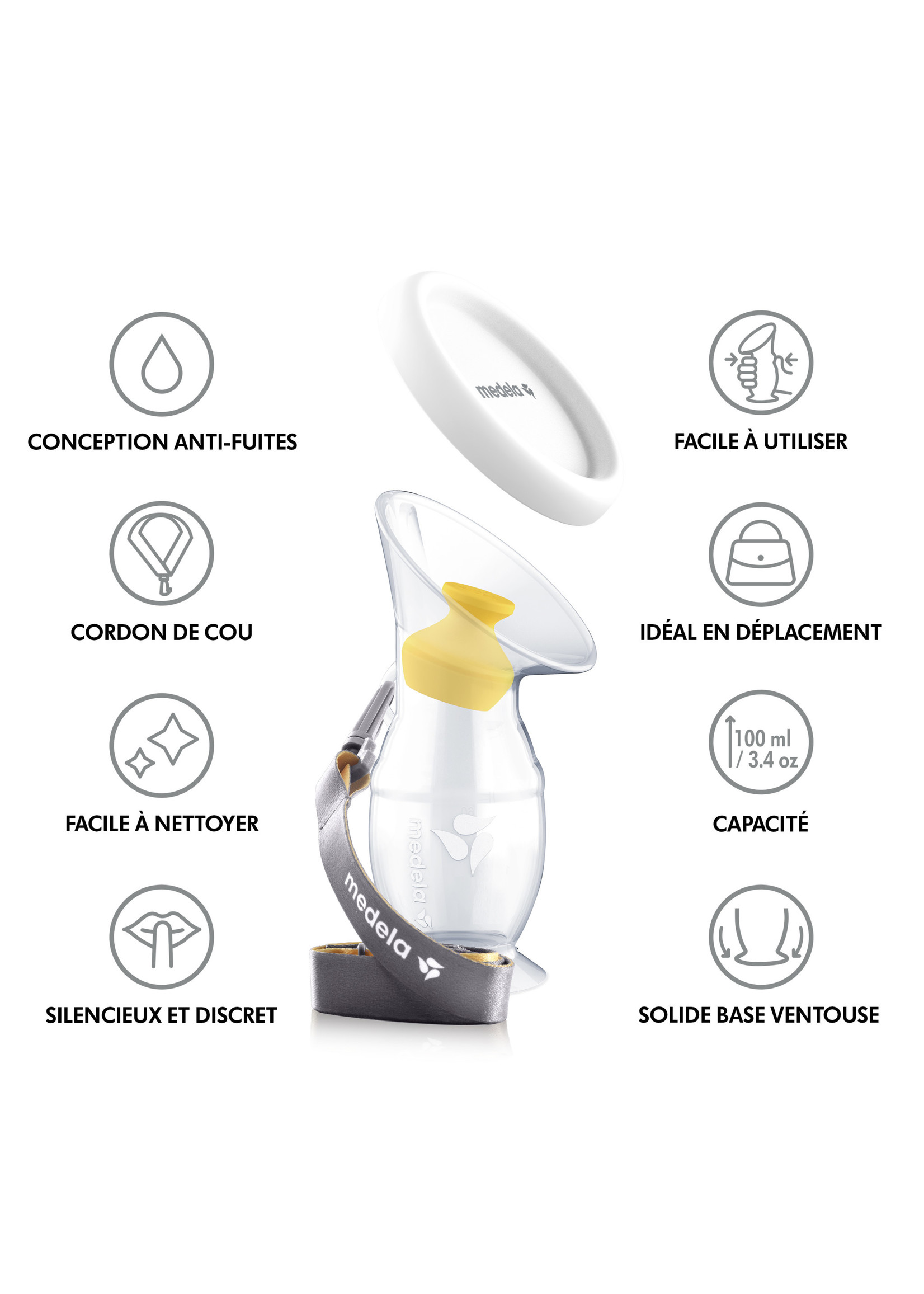 Medela Recueil Lait en Silicone