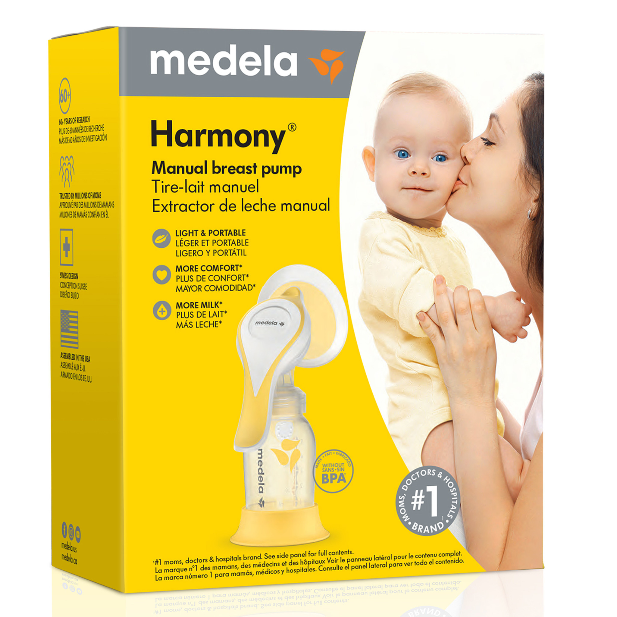 Medela tire-lait manuel Harmony - Breastfeeding Boutique