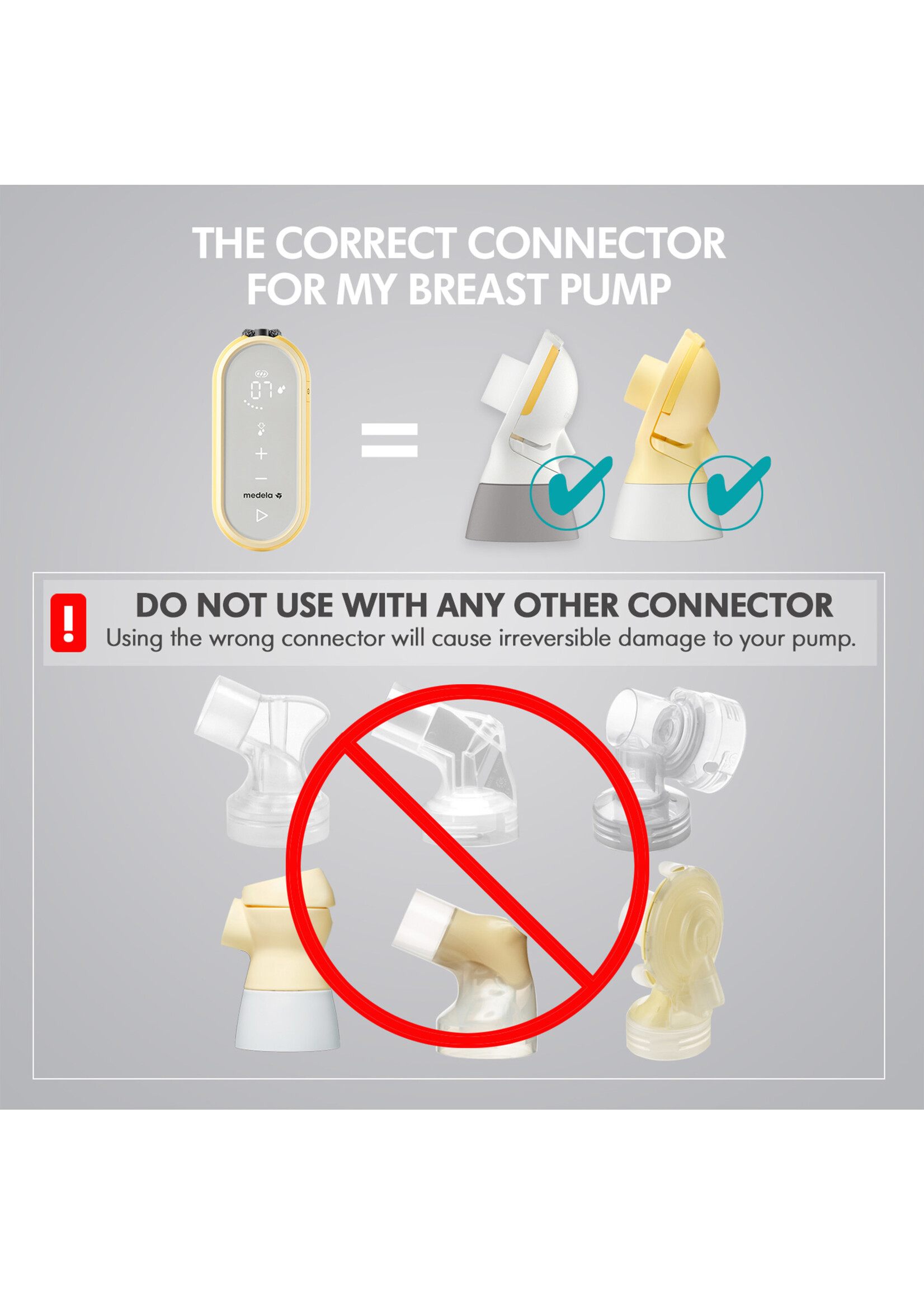 Medela PersonalFit Flex™ Connectors