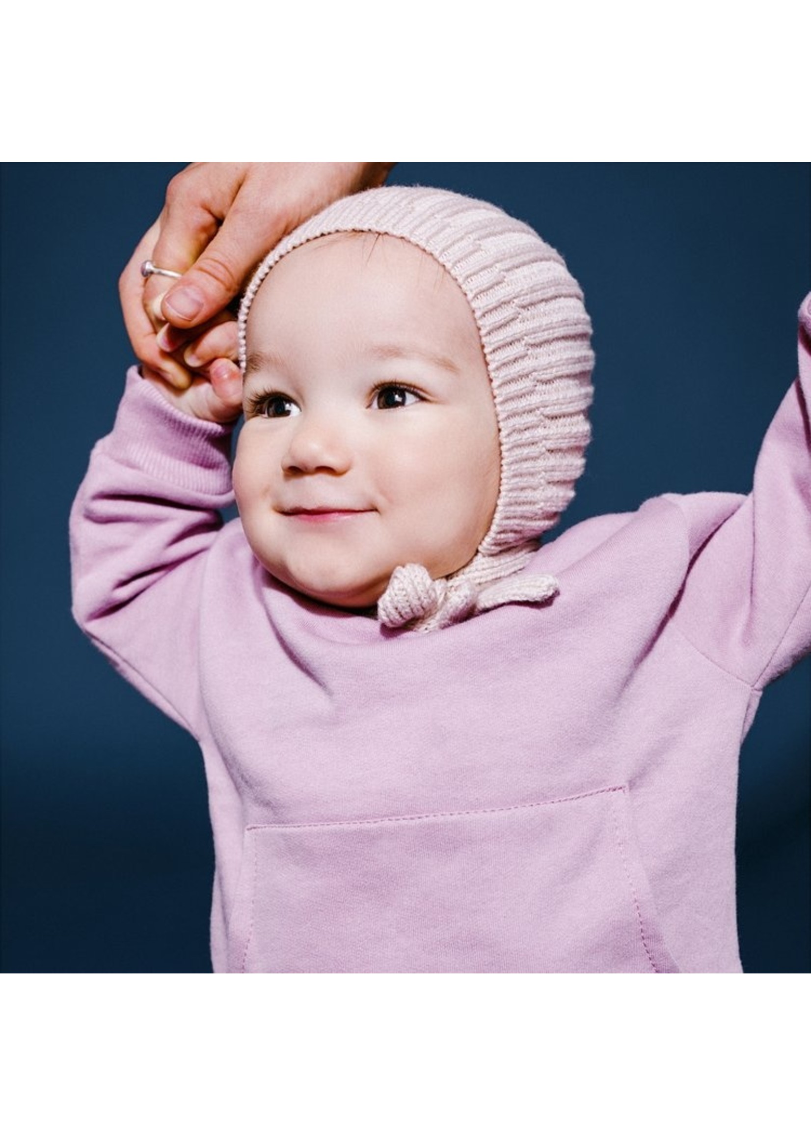 Caribou Wool bonnet for babies