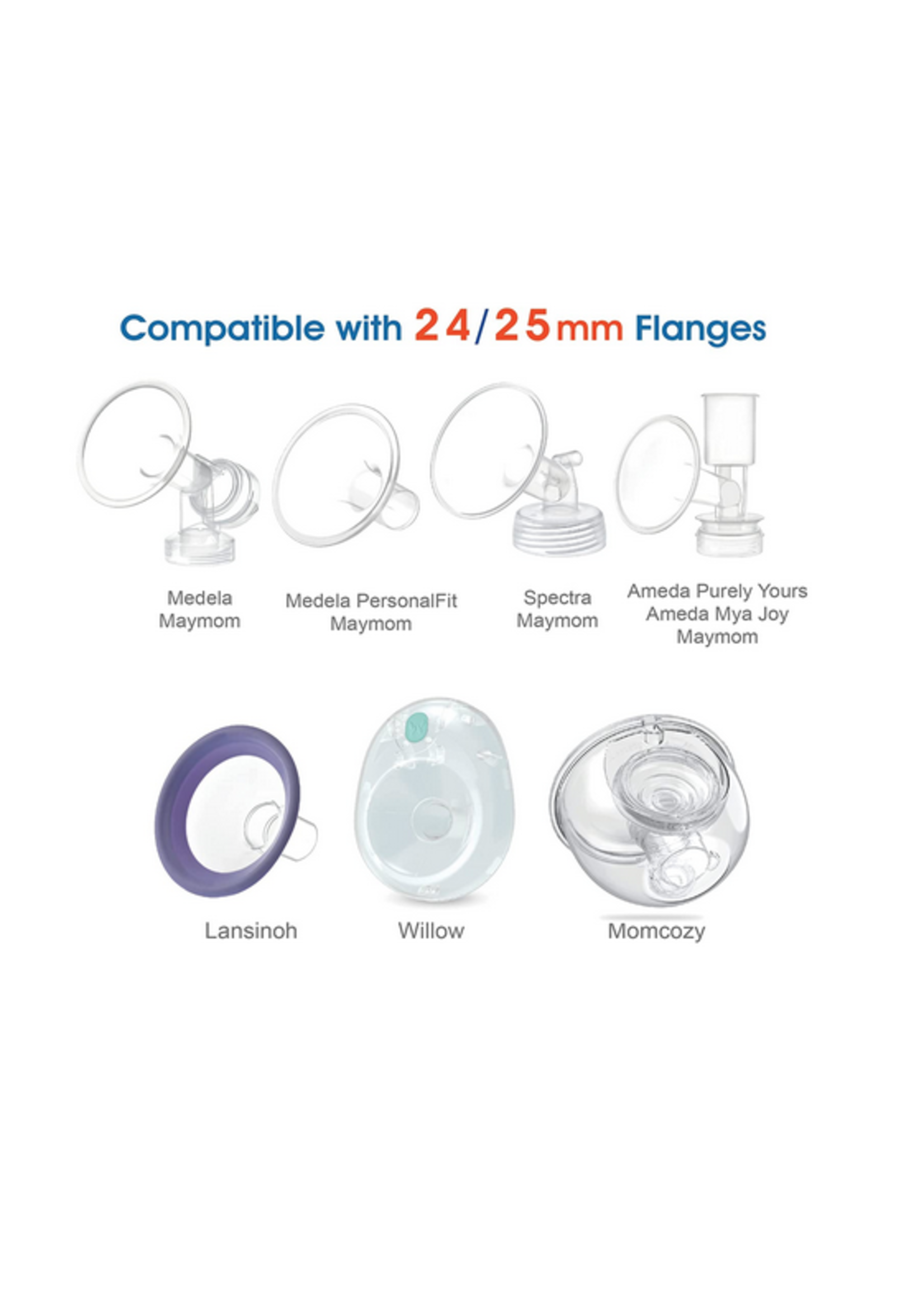 Willow Breast Pump Sizing Insert, 19mm for 15mm-17mm Nipple Size