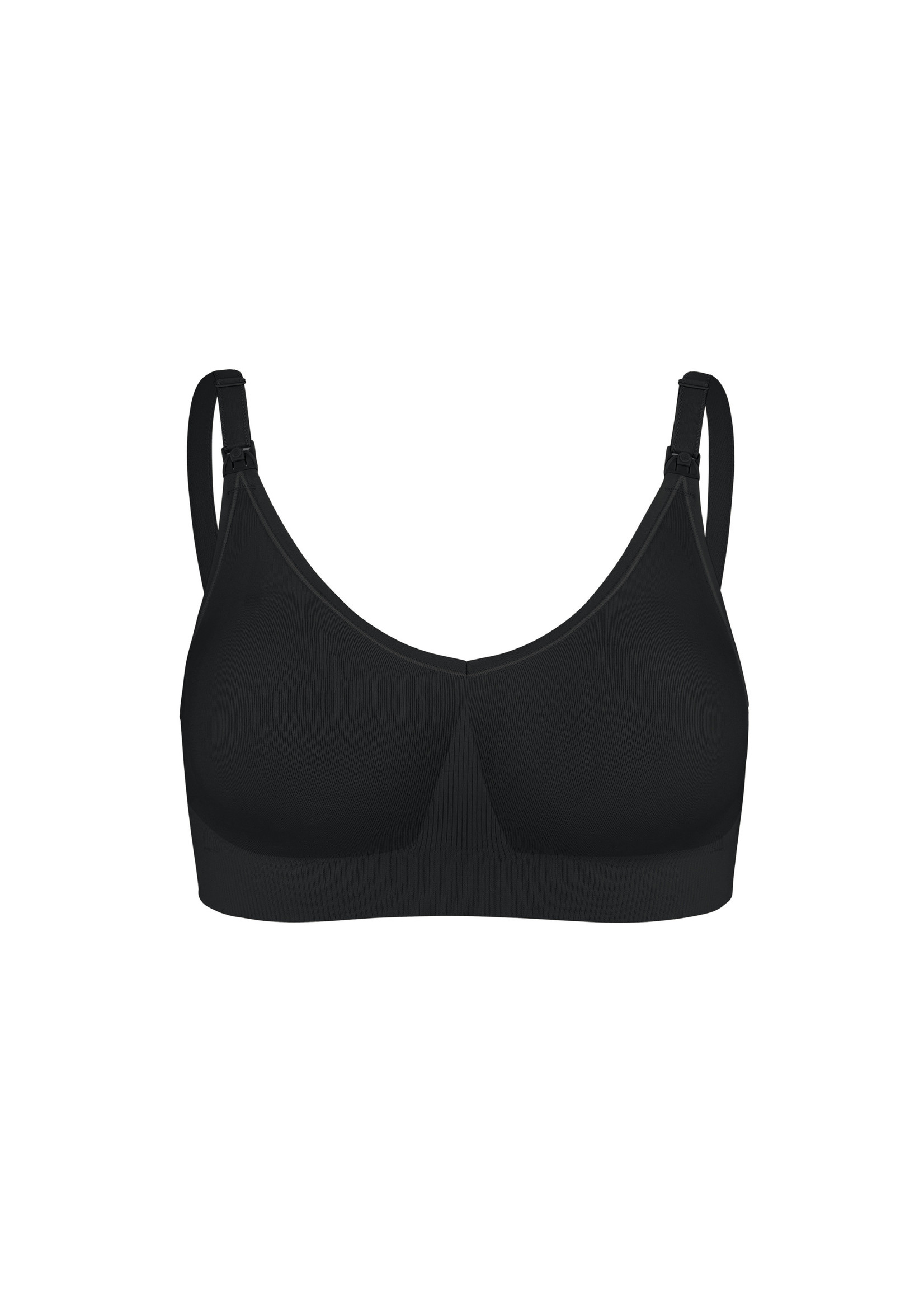 Body Silk Seamless Rhythm Nursing Bra (Black SpaceDye) - Size L, Bravado