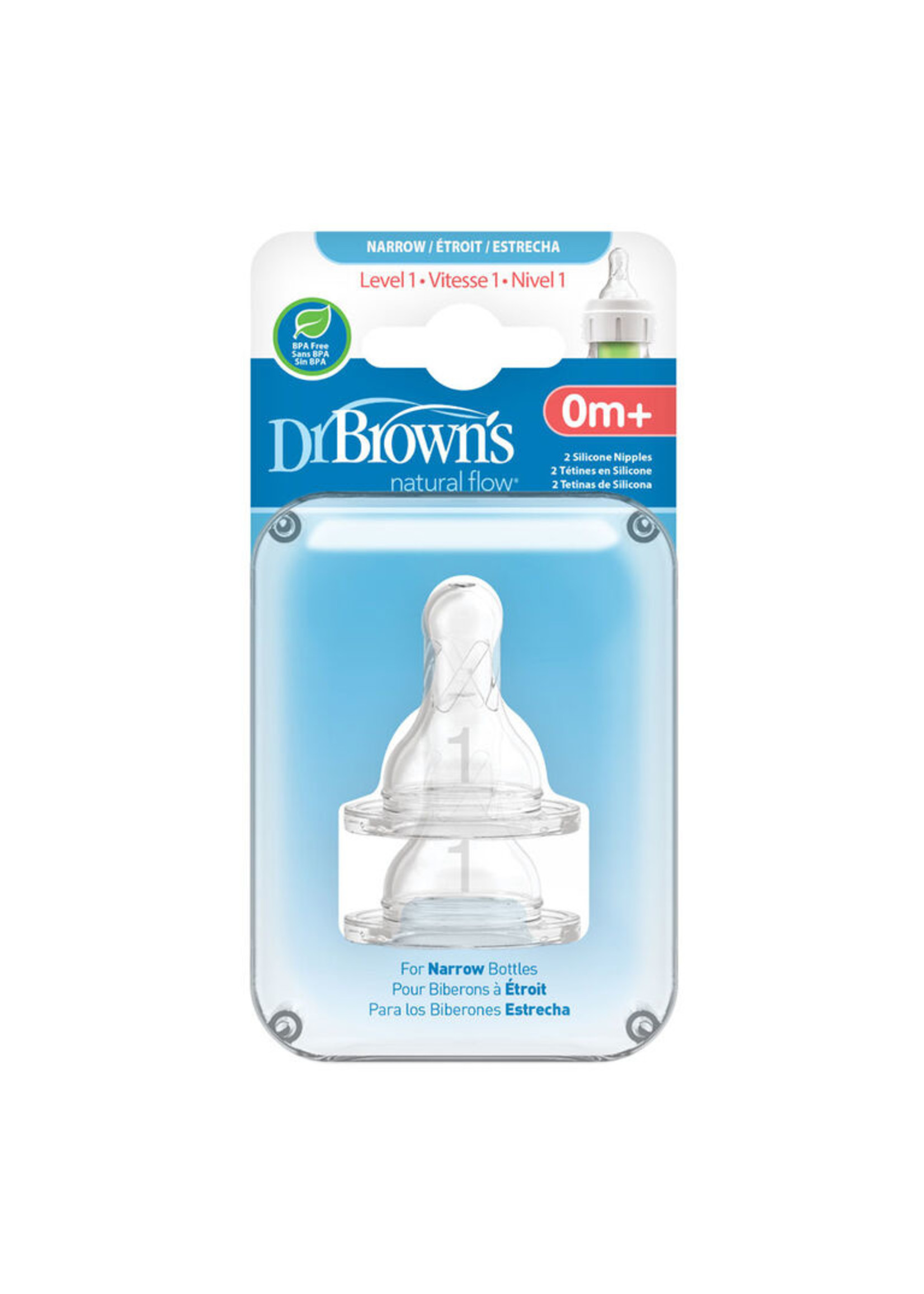 Dr. Brown's  Narrow Silicone Nipple