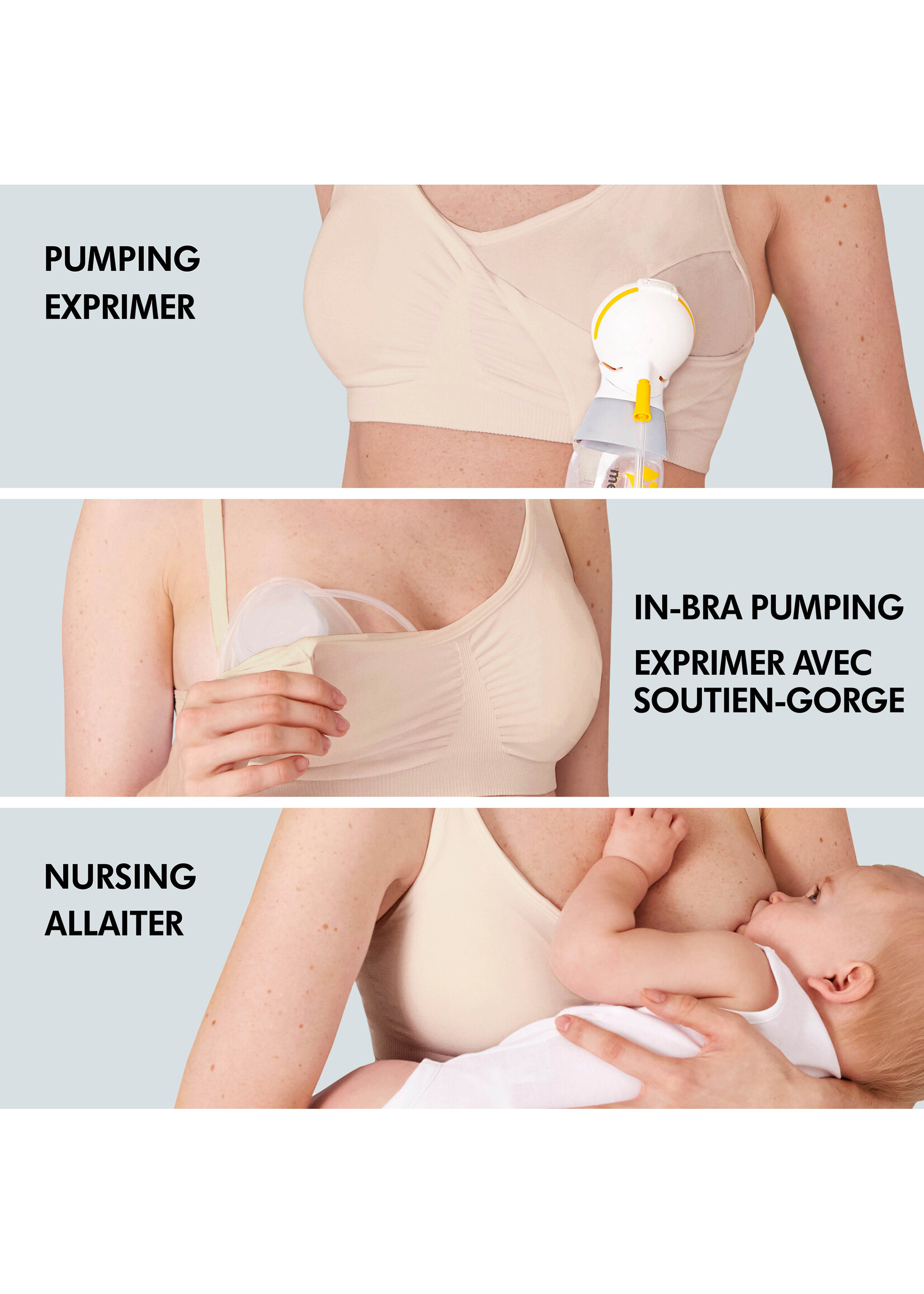 Meet Medela's brand new 3in 1 Nursing & Pumping Bra! 😍 Absolutely