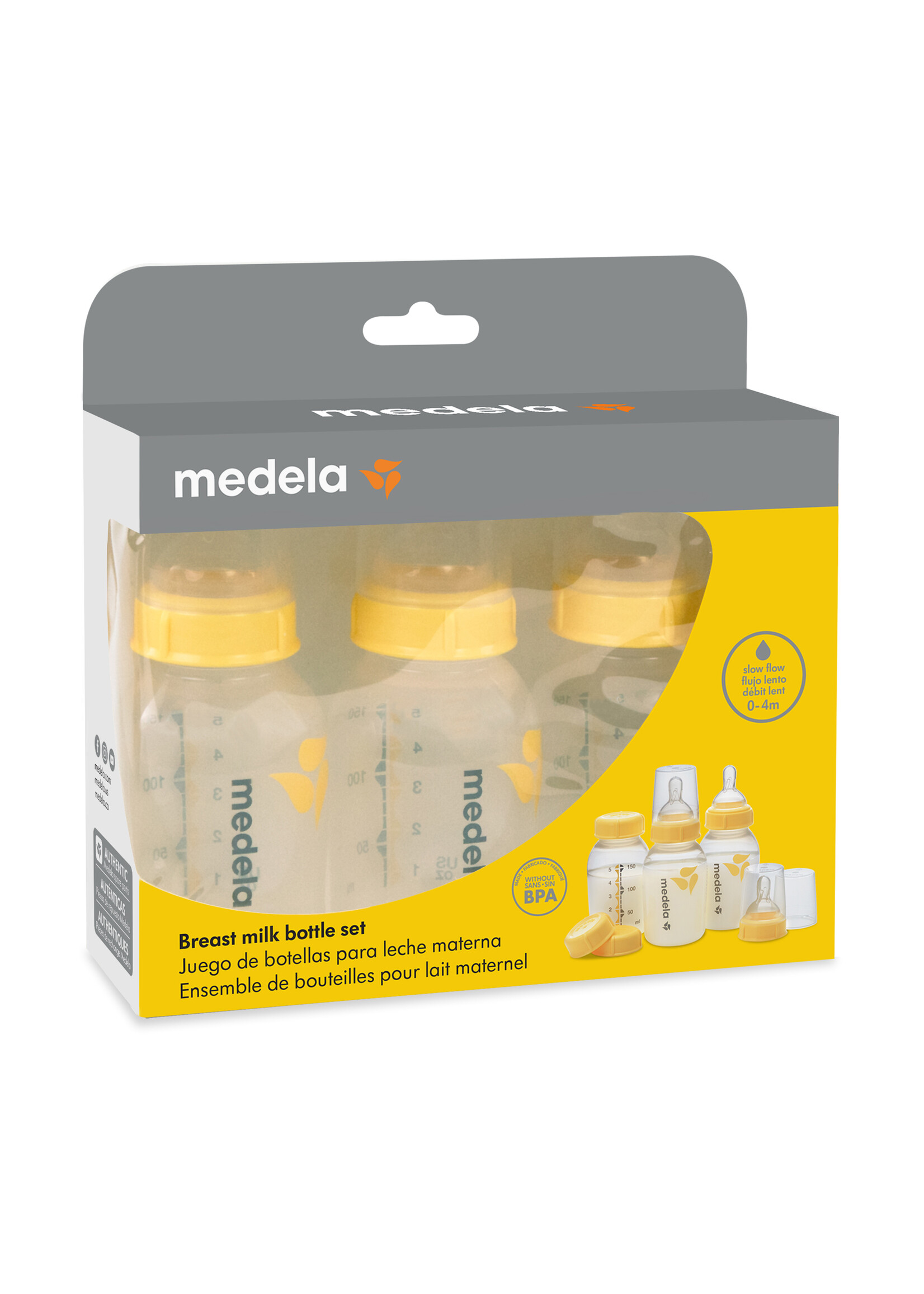 Medela Breast Milk Bottle Set 5oz, 3 pack