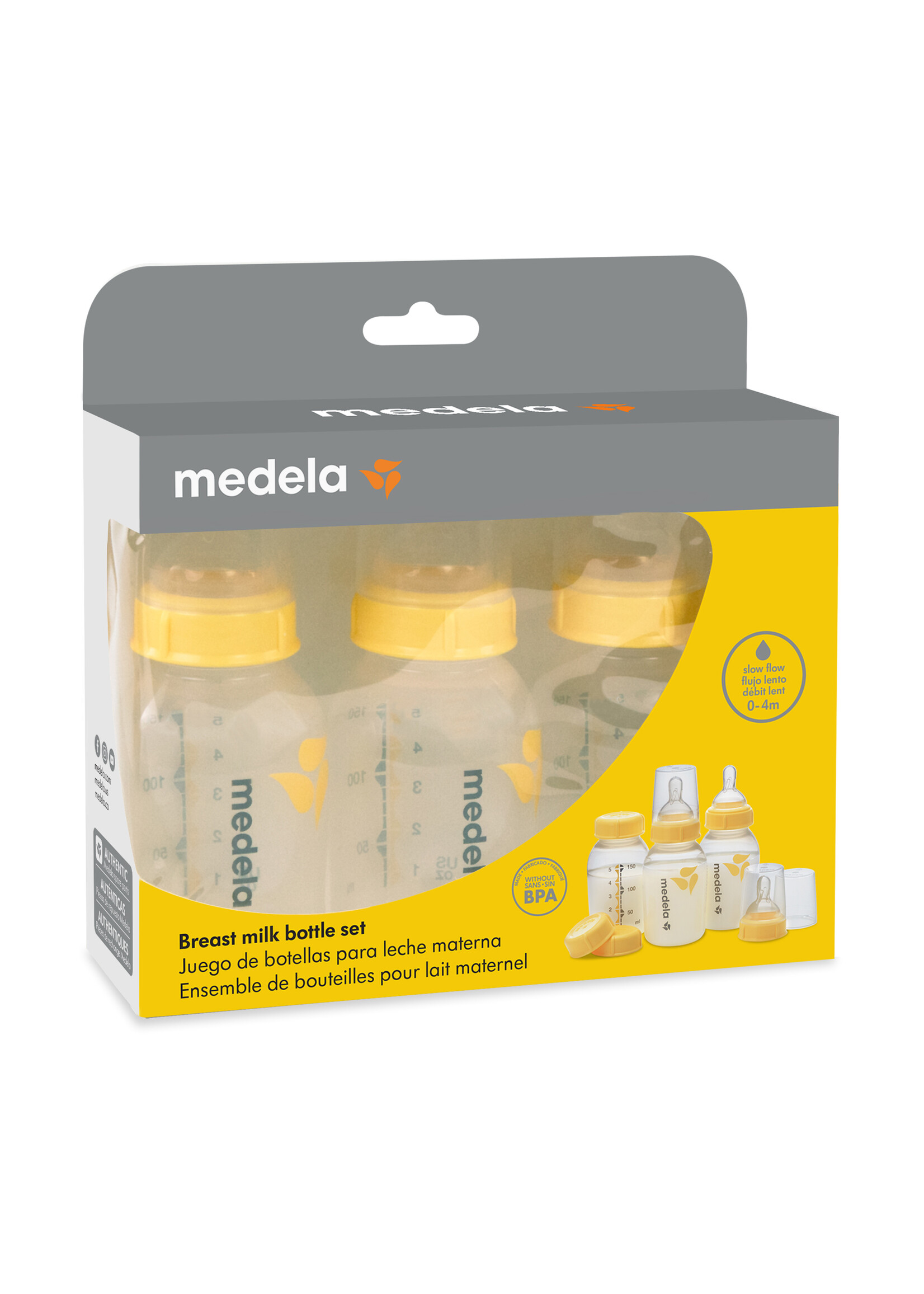 Medela Ensemble de 3 bouteilles 150ml avec tétines