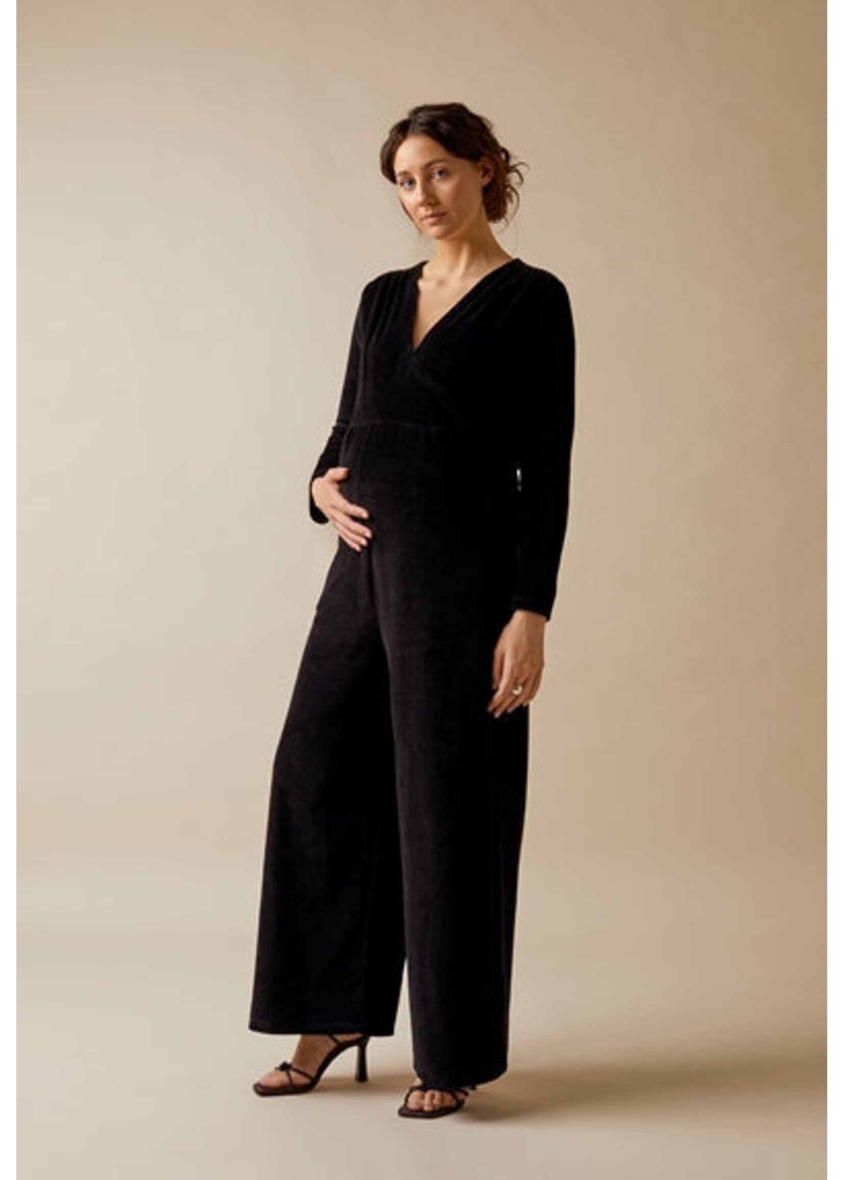 Boob Design Organic Cotton Velour Nursing Jumpsuit