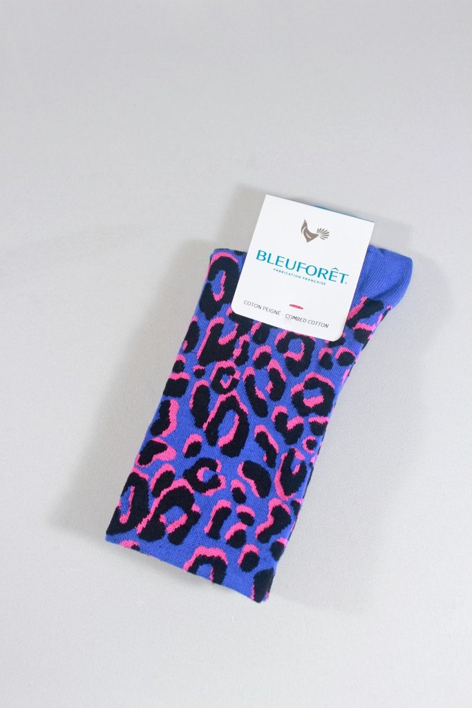 Bleuforet Graphic Leopard Socks
