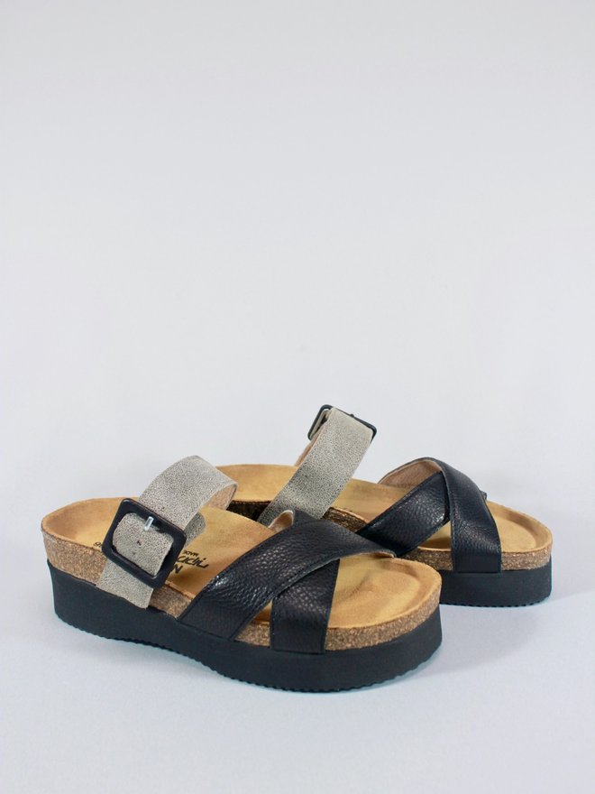 Birkenstock FRANCA SOFT FOOTBED Nubuck Leather Sandals Dove Gray - Family  Footwear Center