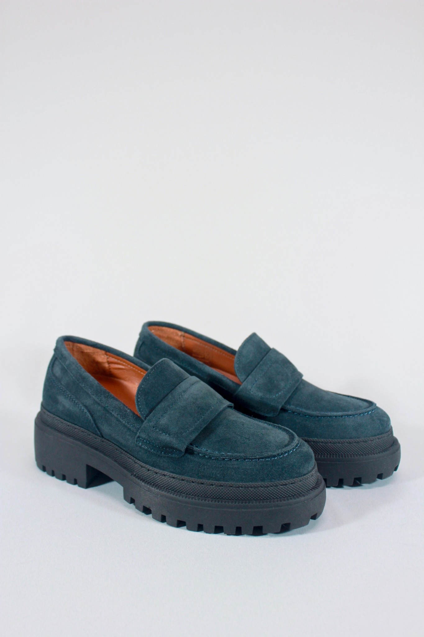 glas Perth Blackborough gået i stykker Shoe the Bear Iona Saddle Loafer - Dark Navy Suede - Footloose Shoes