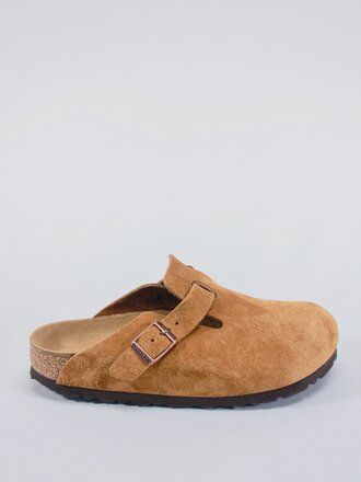 Birkenstock - Boston Clog - Cork Brown Corduroy Suede