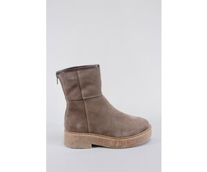 Bos Co. Sammy Waterproof Ankle Boot Taupe Suede Footloose