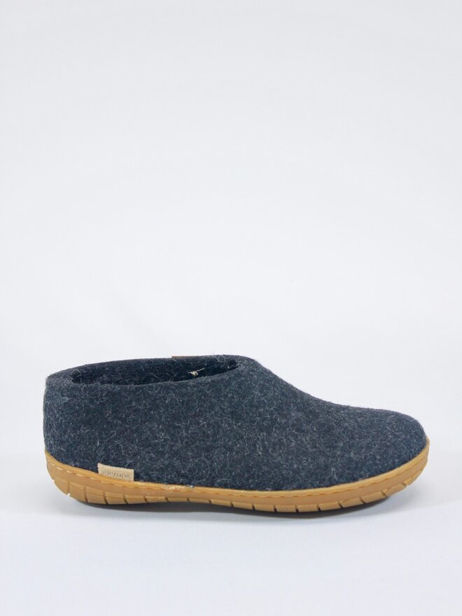 Glerups Felt Rubber Sole Shoe, Denim