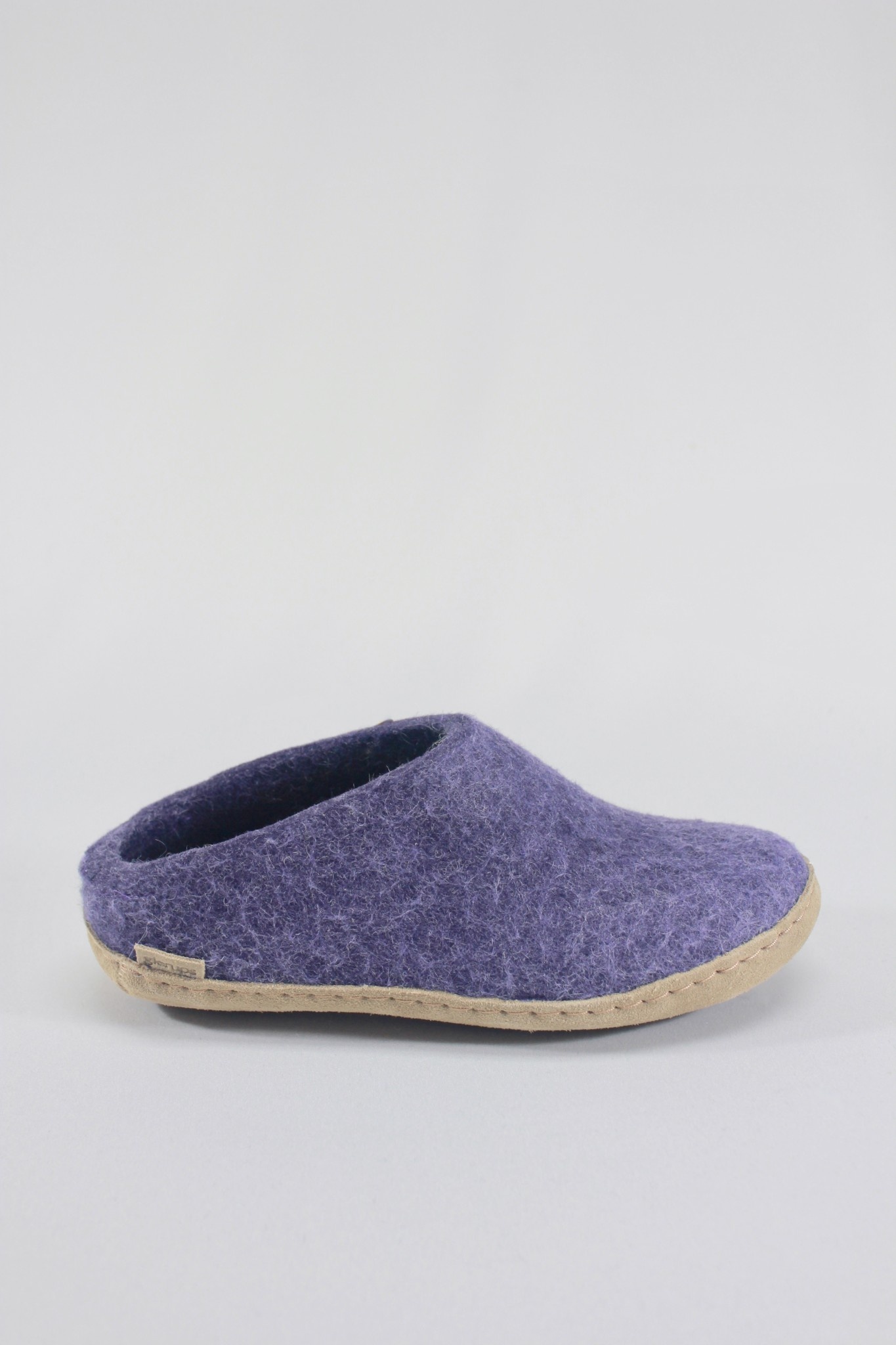 Glerups Slip On Wool Slipper Purple Footloose Shoes