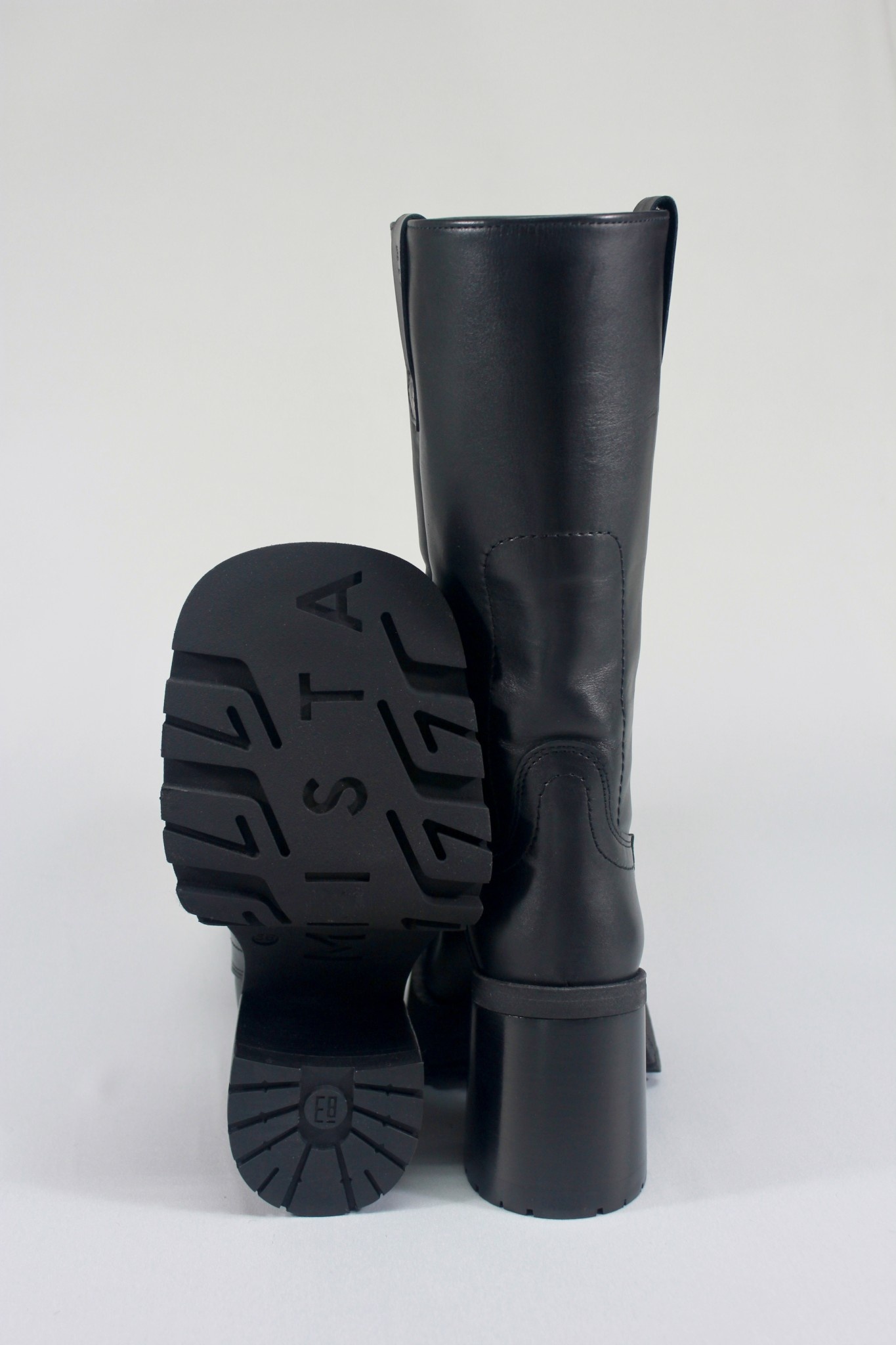 E8 By Miista Dionira Boot Black Leather Footloose Shoes E8 By Miista Dionira Boot Black Leather Footloose Shoes