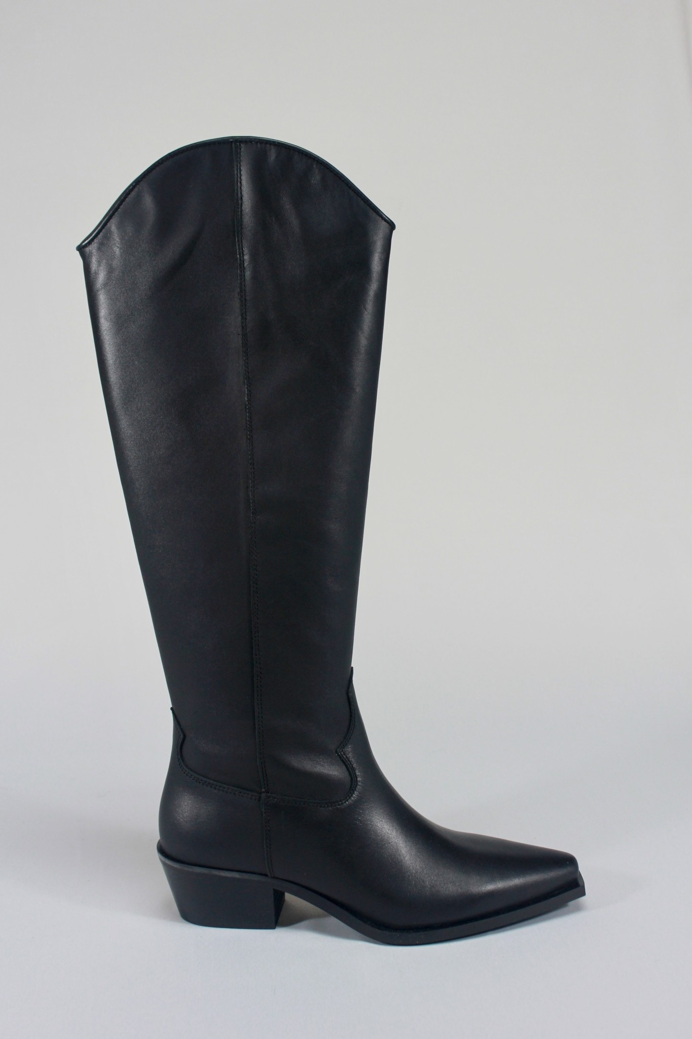 Feners Everyday Boot Black Leather Footloose Shoes