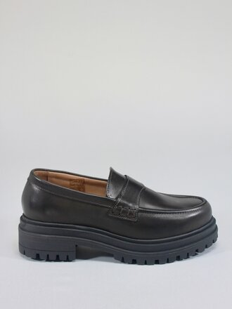 Kade Black Patent Loafer