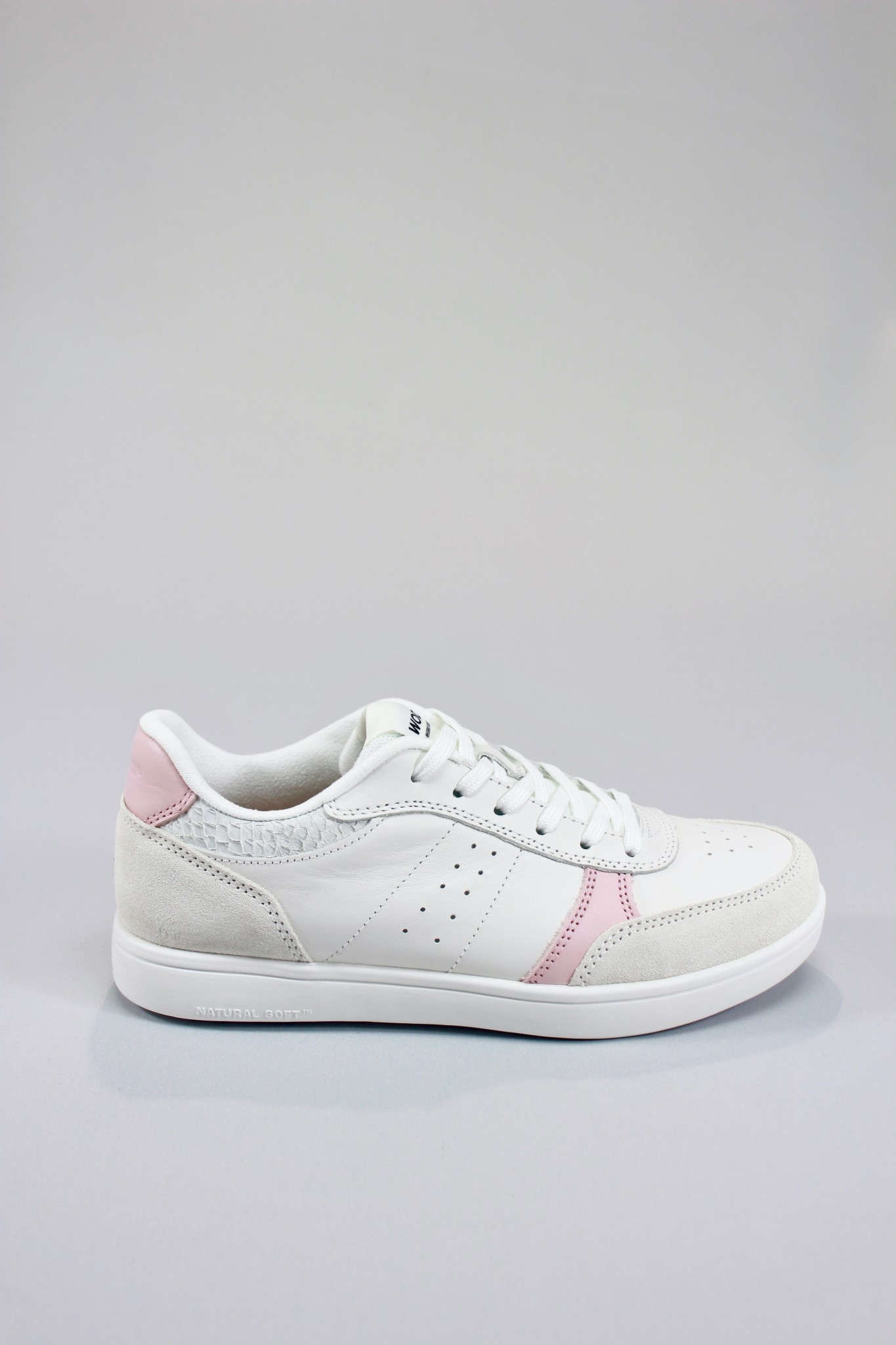 Woden - Bjork Sneaker - White / Pink
