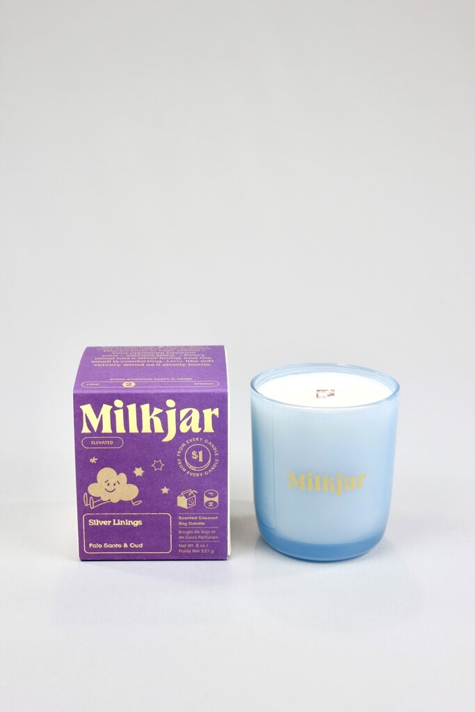 Milk Jar Candle Co. Silver Linings Candle