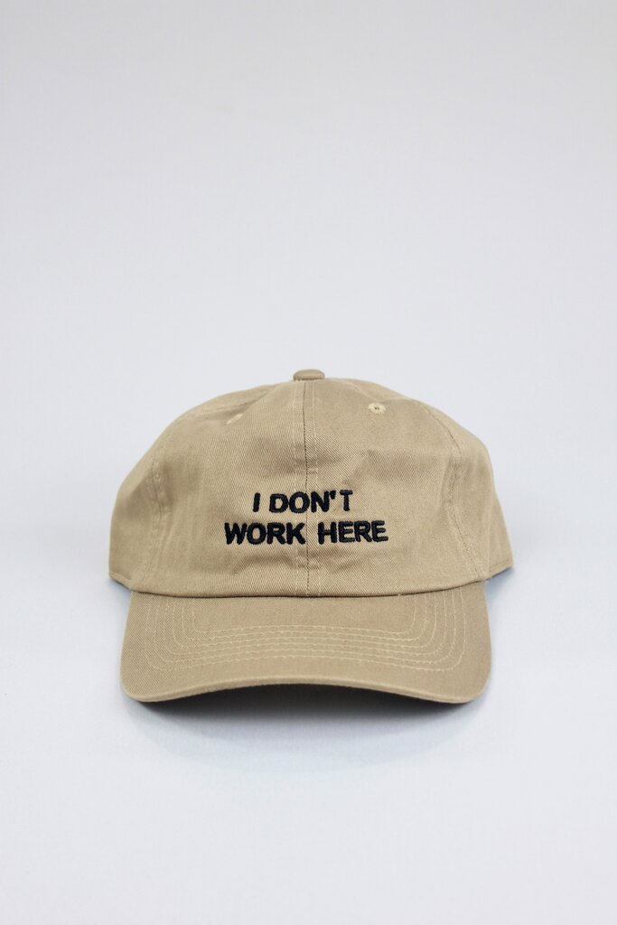 Intentionally Blank I Don't Work Here Dad Cap