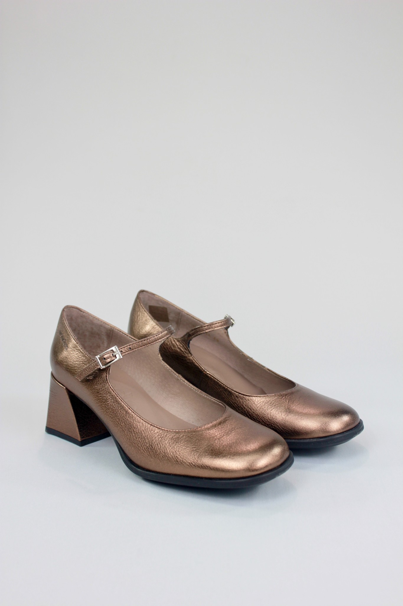 Wonders H 5711 Mary Jane Dark Gold Footloose Shoes