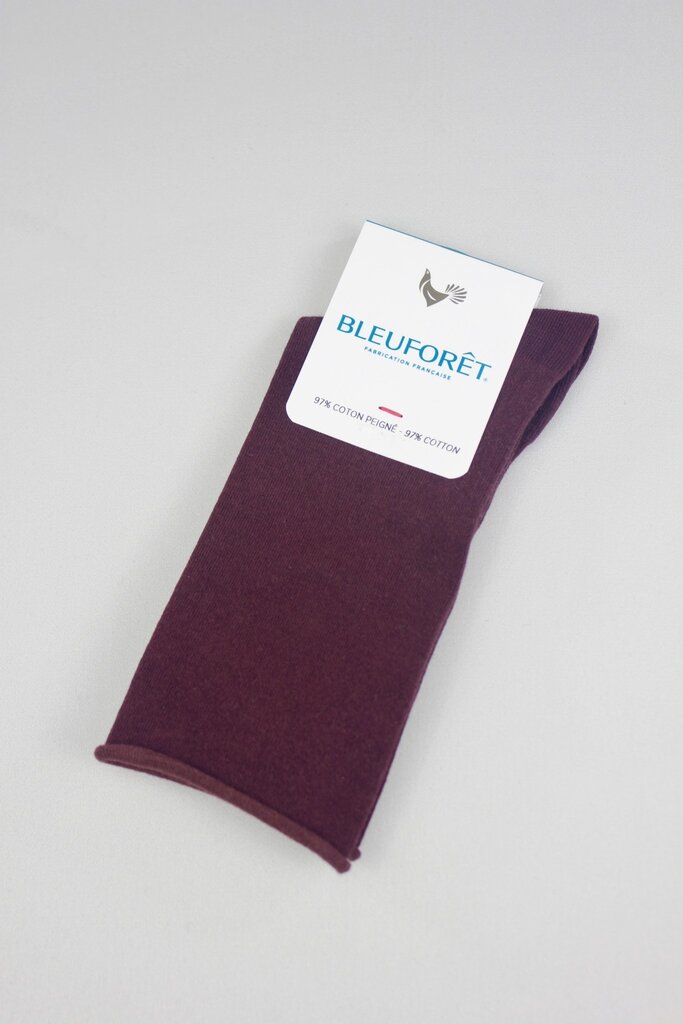 Bleuforet Solid Cotton Sock