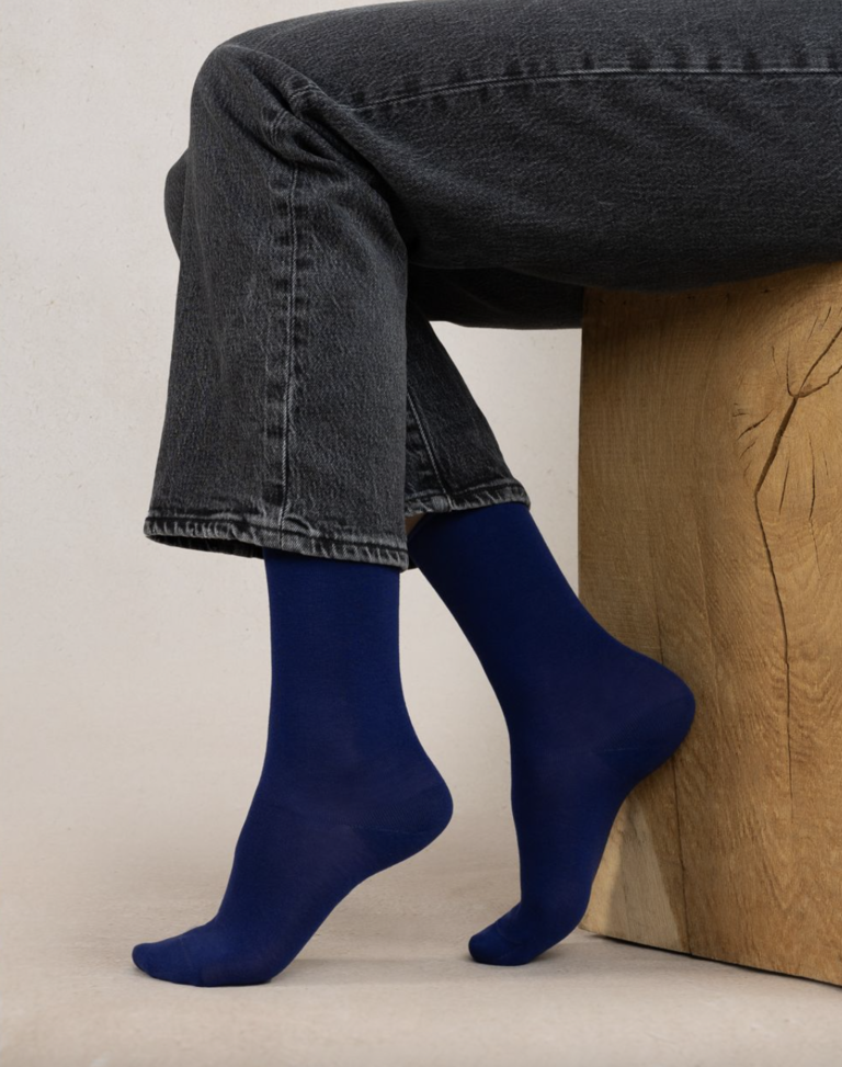 Bleuforet Solid Cotton Sock