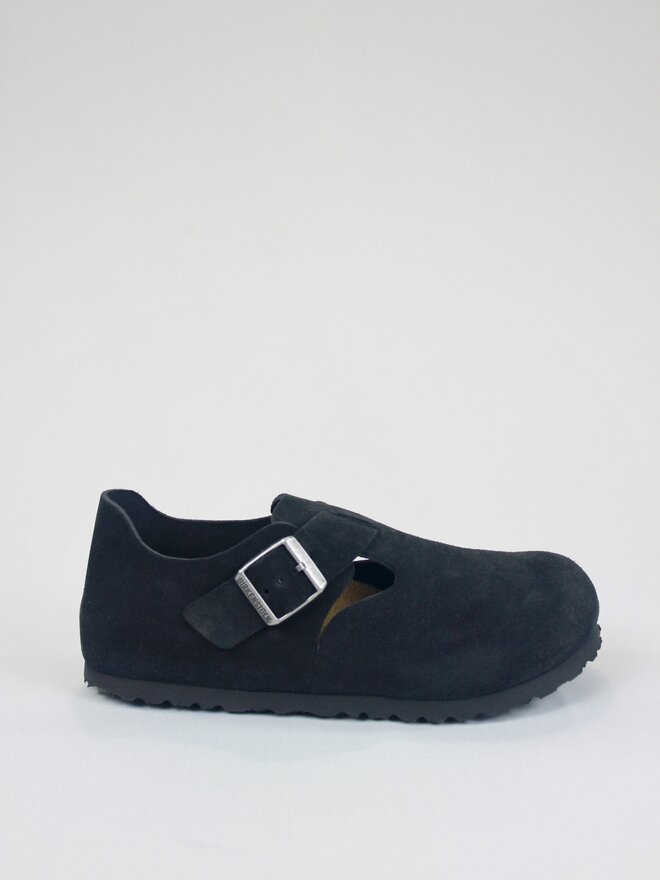 Birkenstock - Tokio Backstrap Clog - Black Suede - Narrow Width