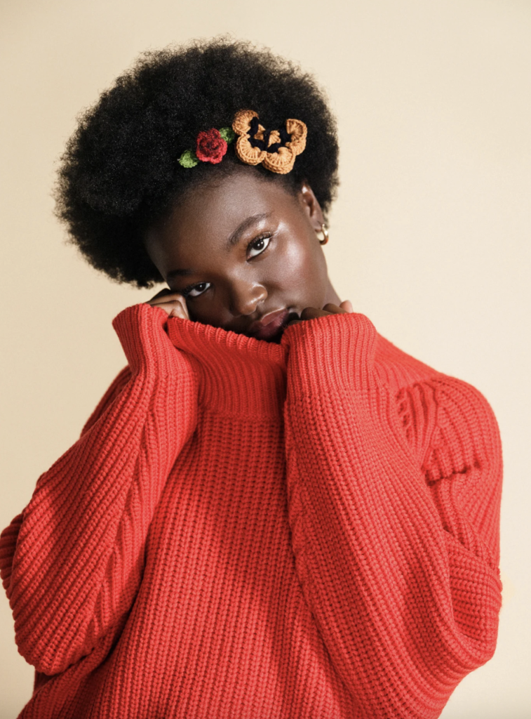 Hansel from Basel Butterfly Garden Crochet Hair Clip