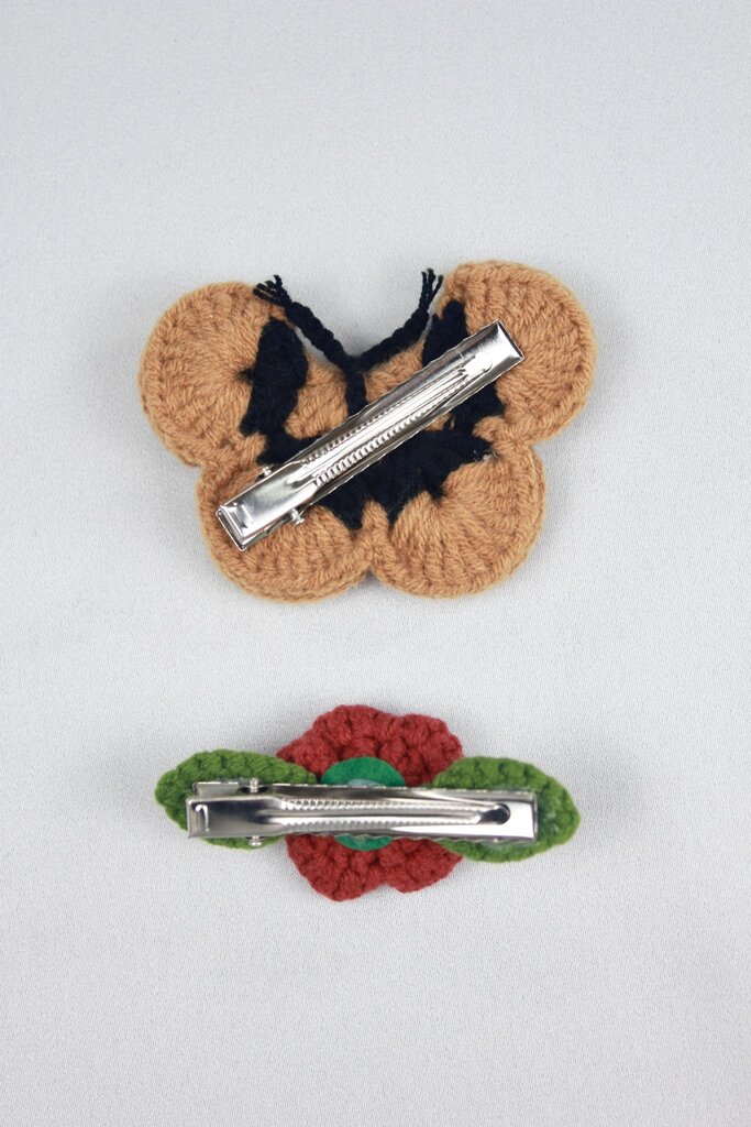 Hansel from Basel Butterfly Garden Crochet Hair Clip