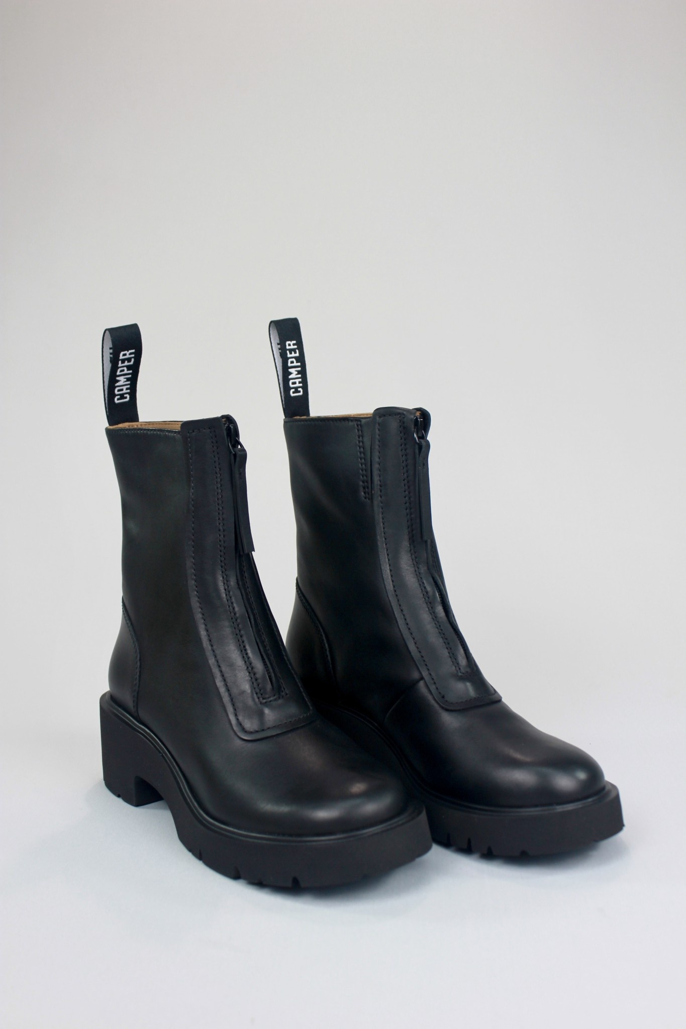 現行品✨】Camper MILAH ブーツ 本革 厚底 定価3.7万 25cm CAMPER