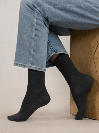 Bleuforet Solid Cotton Sock