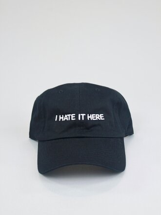 Intentionally Blank I Hate It Here Dad Cap