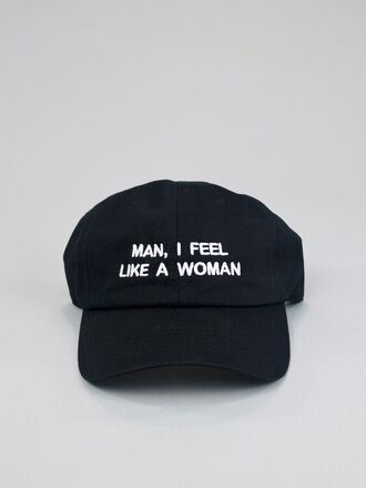 Intentionally Blank Feel Like a Woman Dad Cap