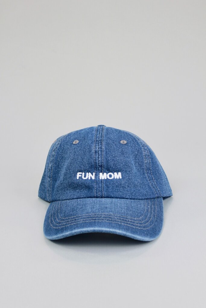 Intentionally Blank Fun Mom Dad Cap