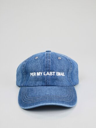 Intentionally Blank Per My Last Email Dad Cap