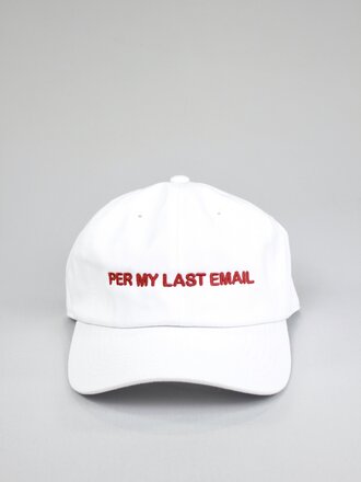 Intentionally Blank Per My Last Email Dad Cap