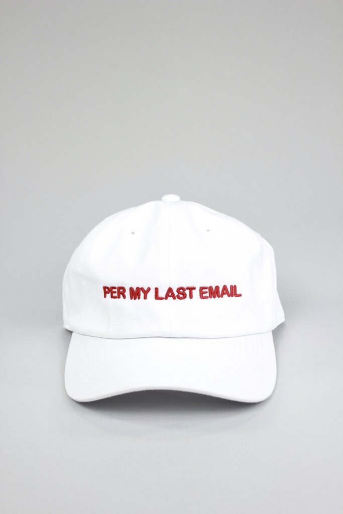 Intentionally Blank Per My Last Email Dad Cap