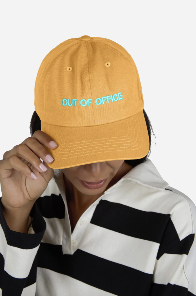 Intentionally Blank Out Of Office Dad Cap